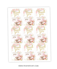 Woodland Tribal Favor Tag