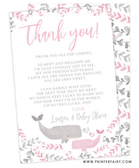 Whale Thank You Card