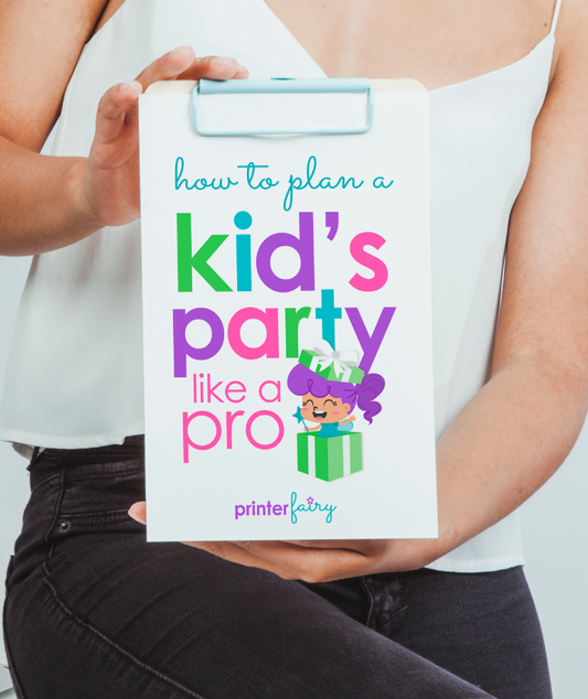 How to plan a party for your child LIKE A PRO