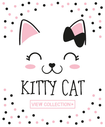Kitty Cat - Pink Black