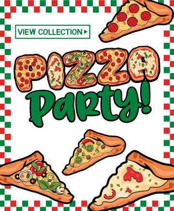 Pizza Birthday Party<br> Invitations