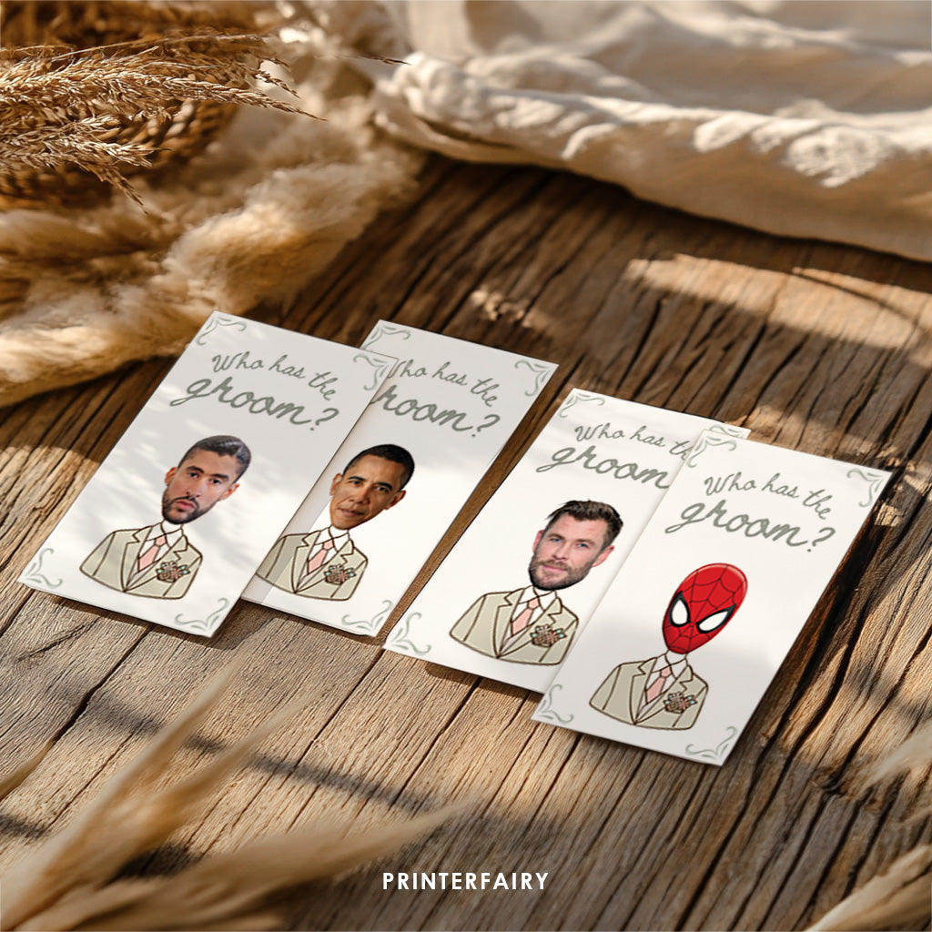 Who has the Groom? - Printable Game