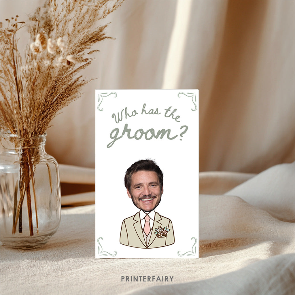 Who has the Groom? - Printable Game