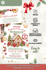 Christmas Workshop Flyer Template