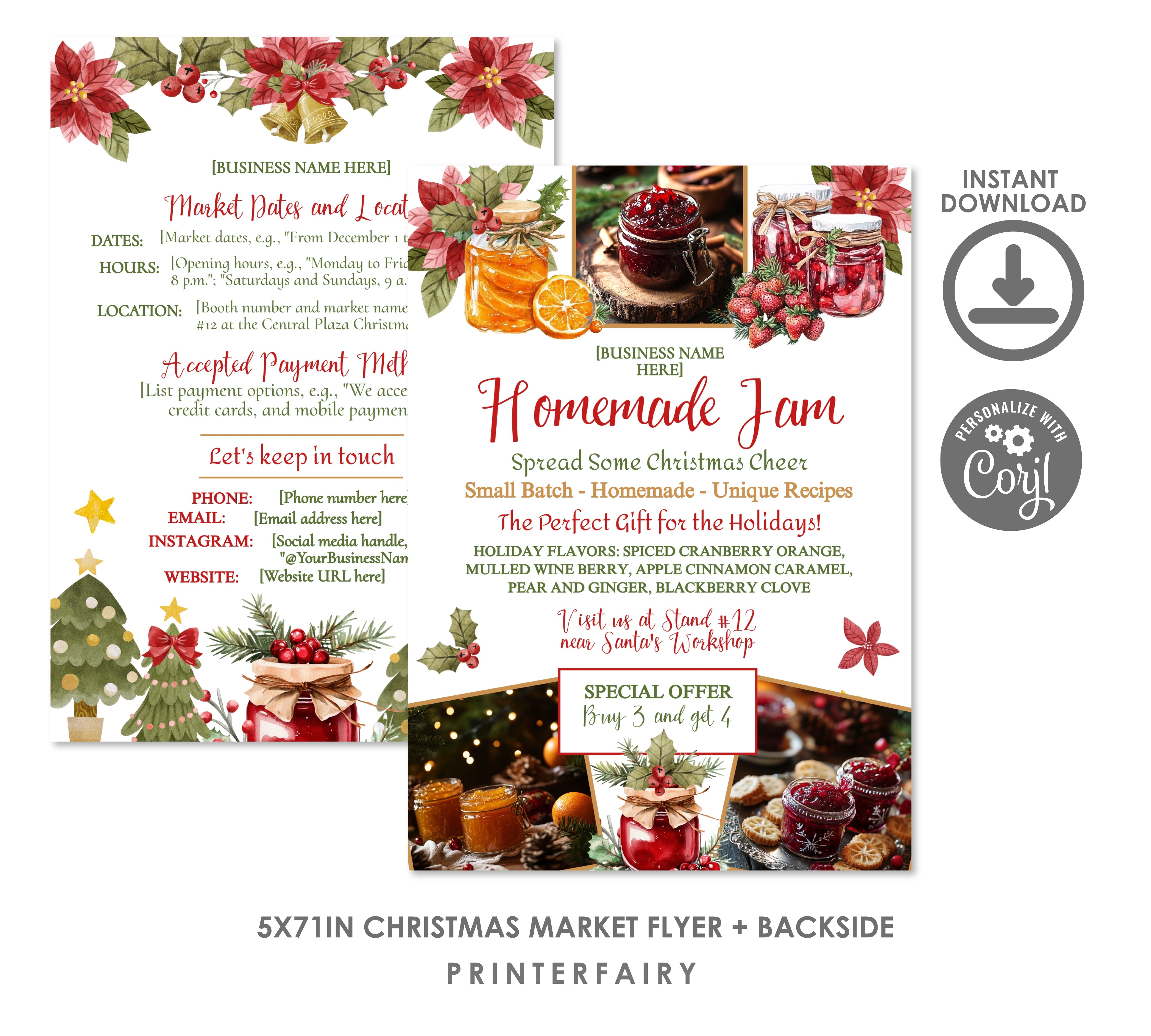 Jam - Christmas Market Flyer Template