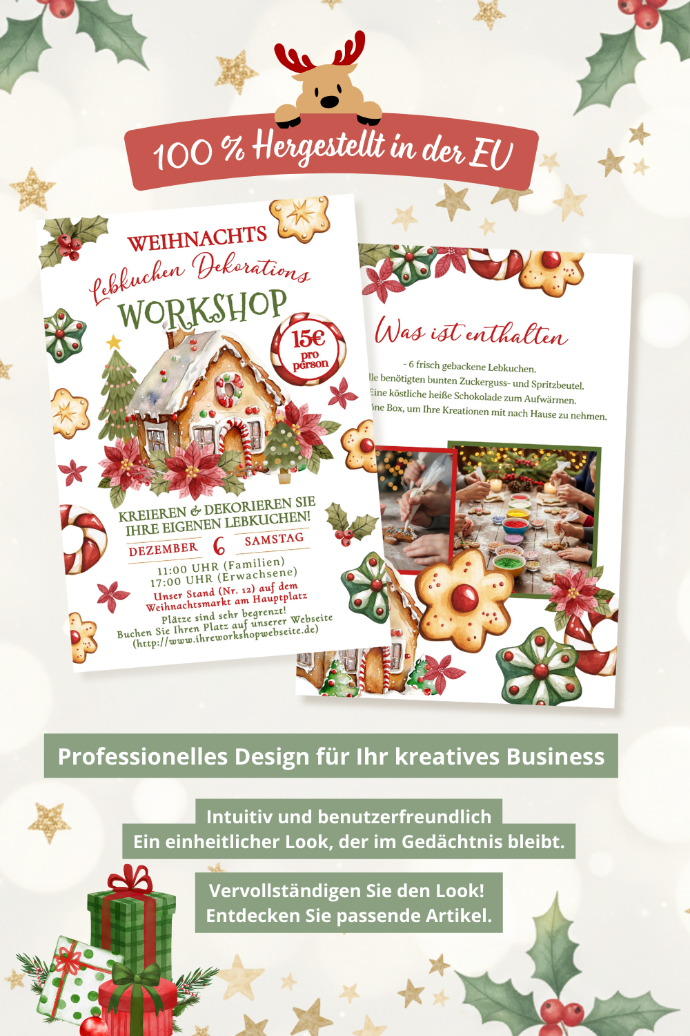 Weihnachts Workshop Flyer