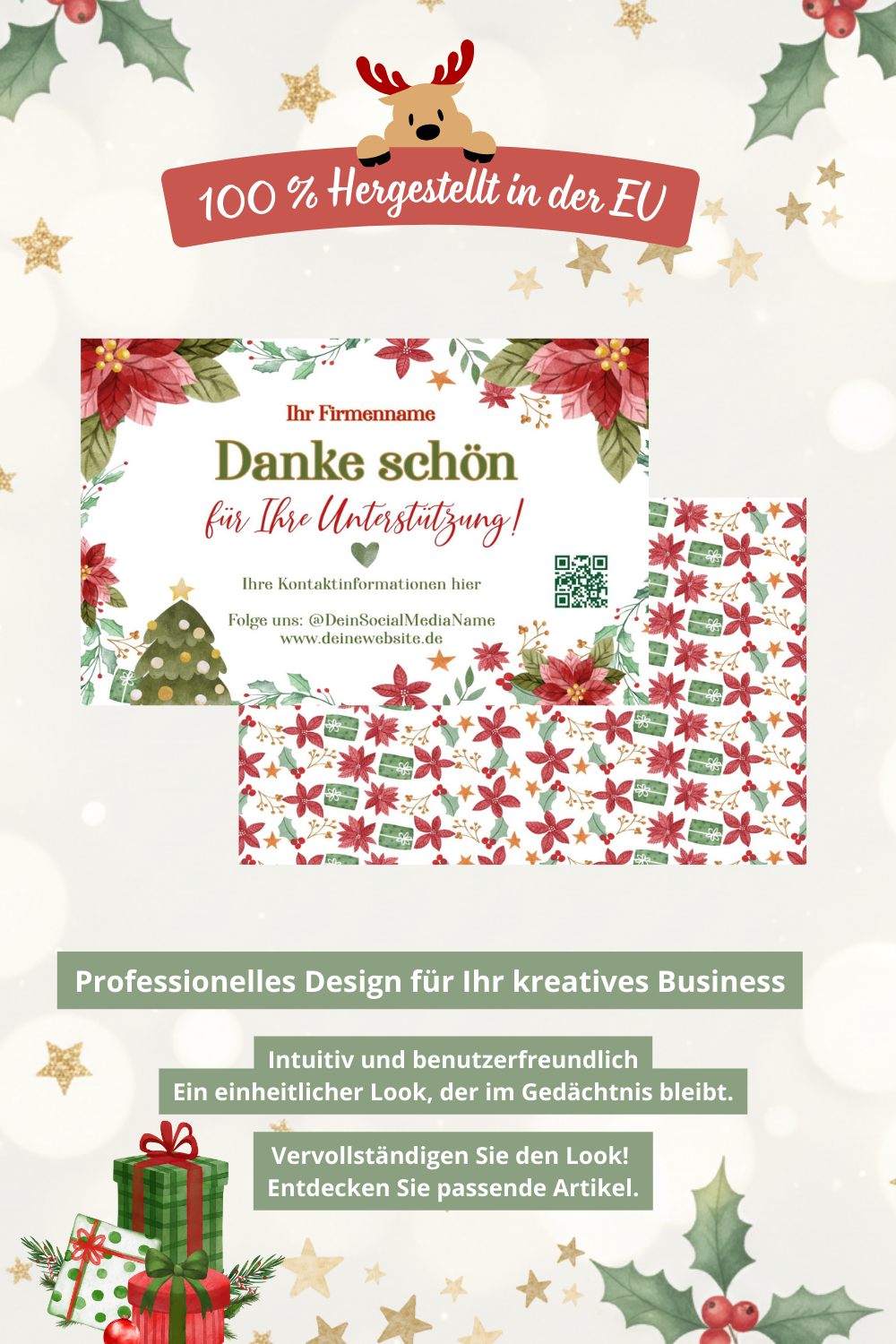 Dankeskarte Vorlage Horizontal