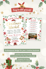 Christmas Market Editable Flyer Template