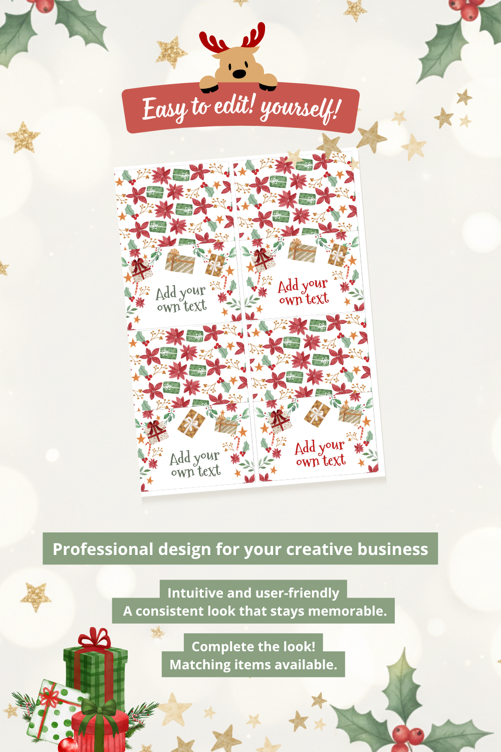 Editable Table Tent Cards Template