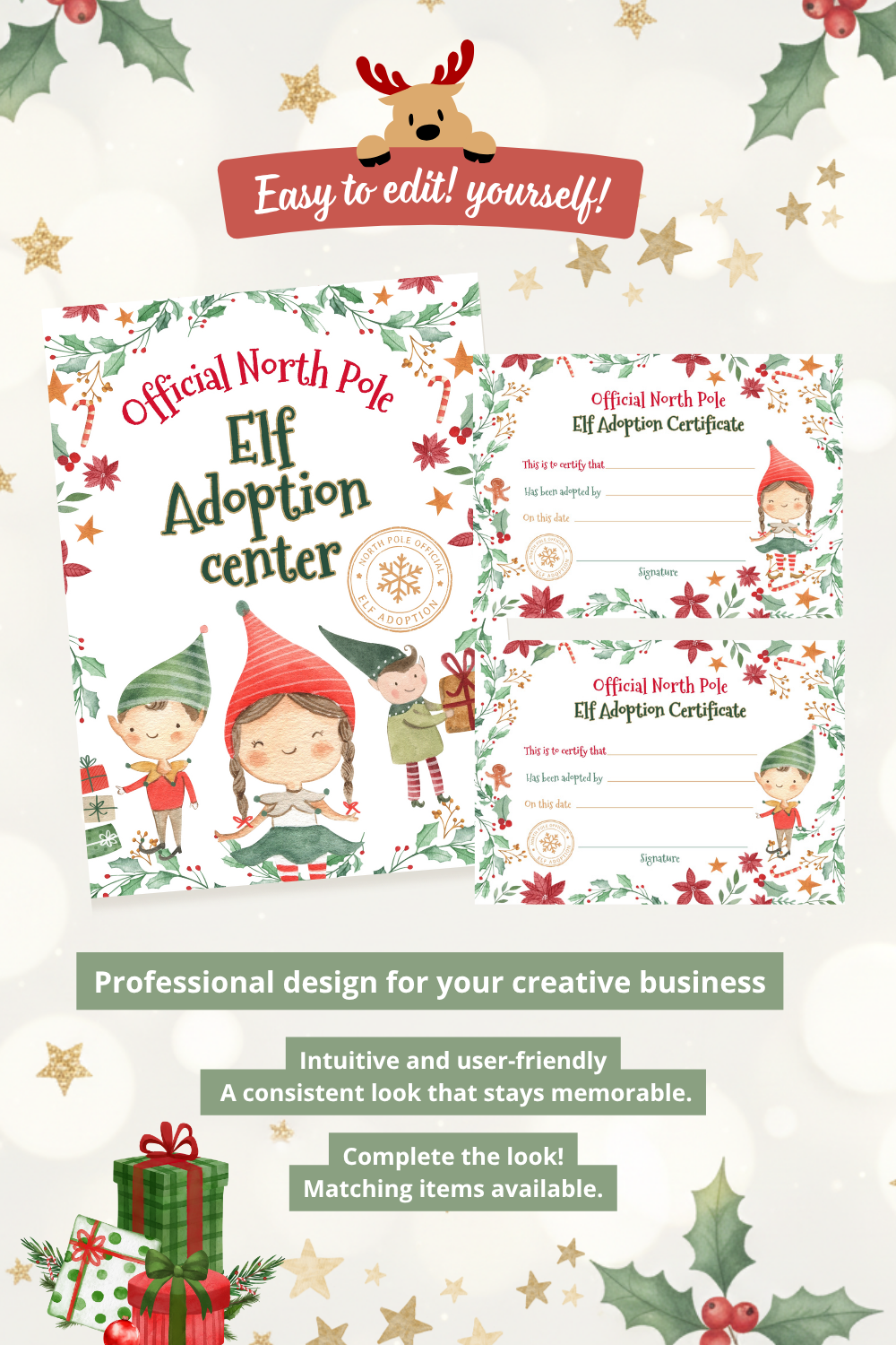 Elf Adoption Printable Set