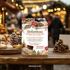 Stollen & Sweets - Christmas Market Flyer Template