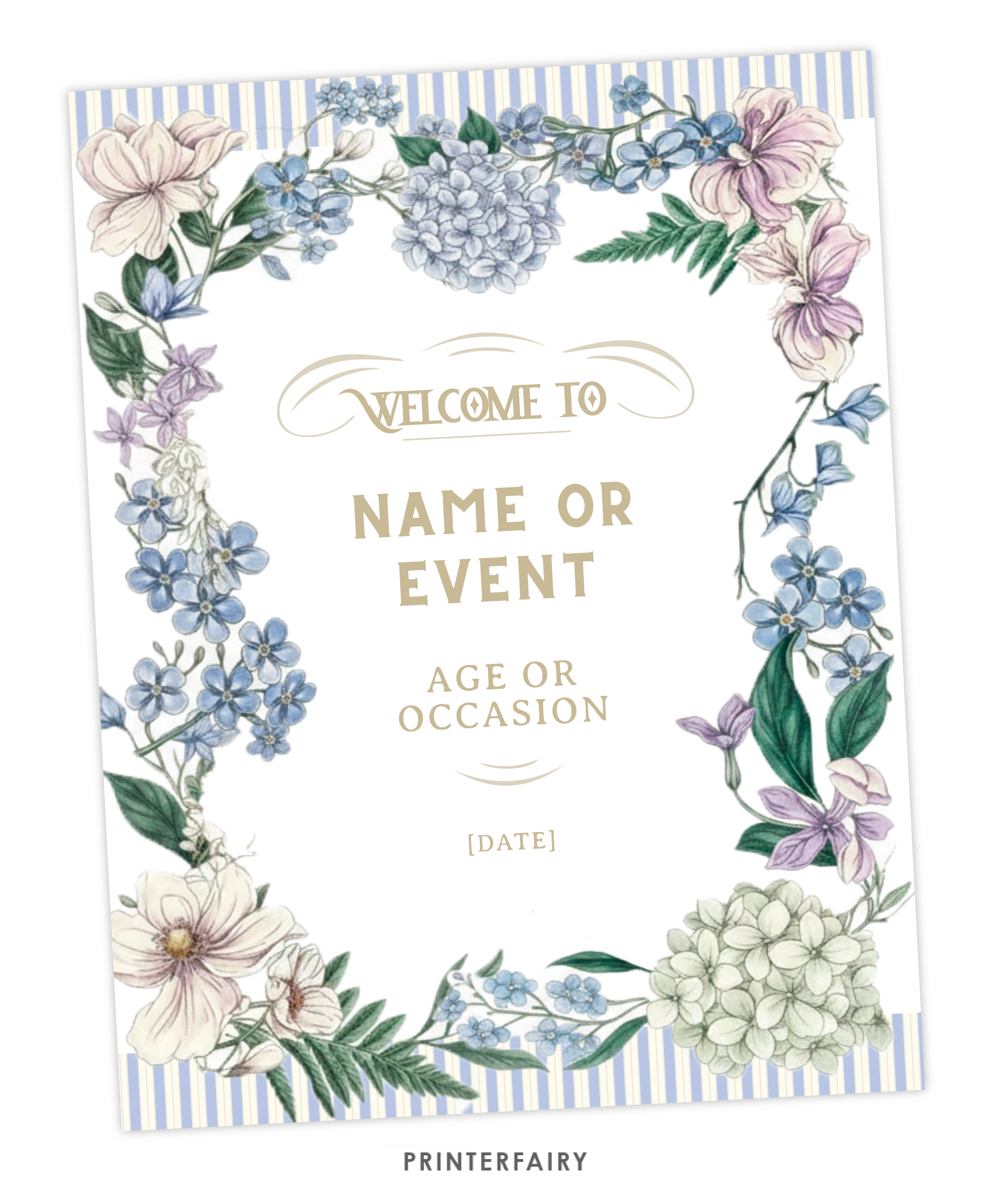 Bridgerton Welcome Sign