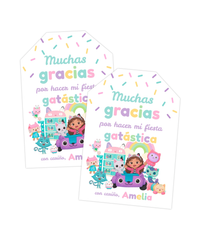 Pack imprimible de cumpleaños Gatástico – Editable y descarga instantánea