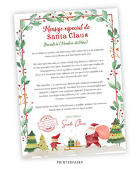 Mensaje Especial de Santa