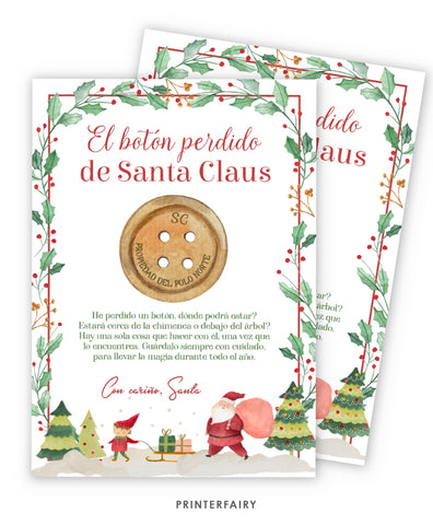 El botón perdido de Santa Claus