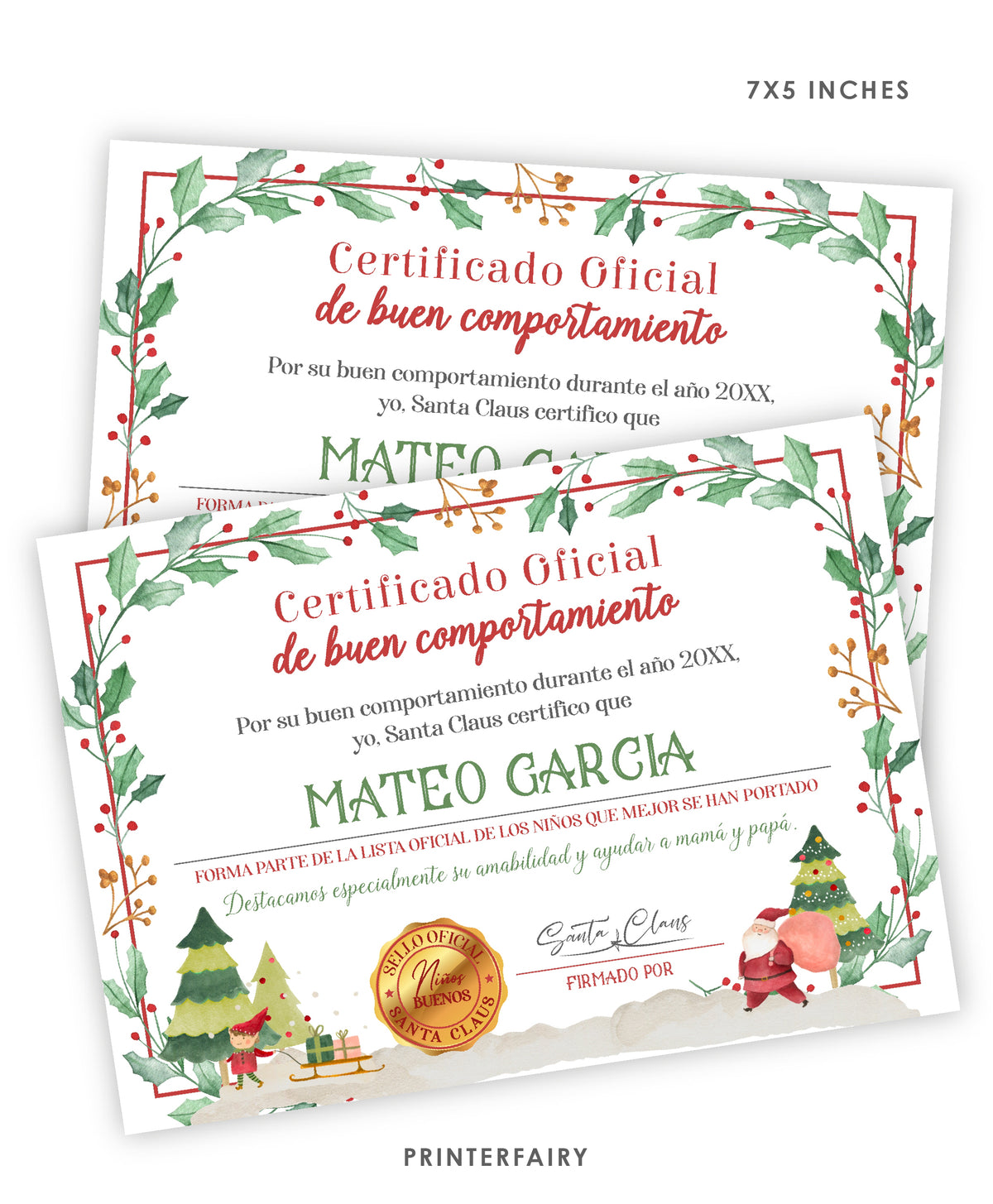 Certificado Editable de Buen Comportamiento