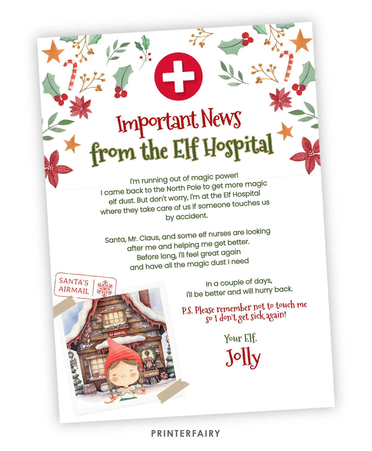 Important News Letter from the Elf Hospital