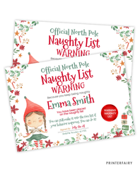 Naughty or Nice List Certificate