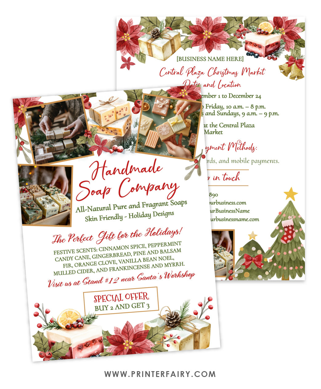 Soap - Christmas Market Flyer Template