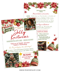 Knitwear & Holiday Clothing - Christmas Market Flyer Template