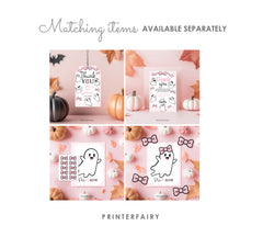 Coquette Ghost Three Spirit Invitation with Photo