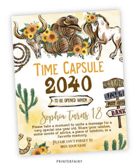 Cowgirl Time Capsule