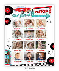 Diner Birthday Photo Banner