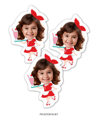 Diner Cupcake Toppers With Photo