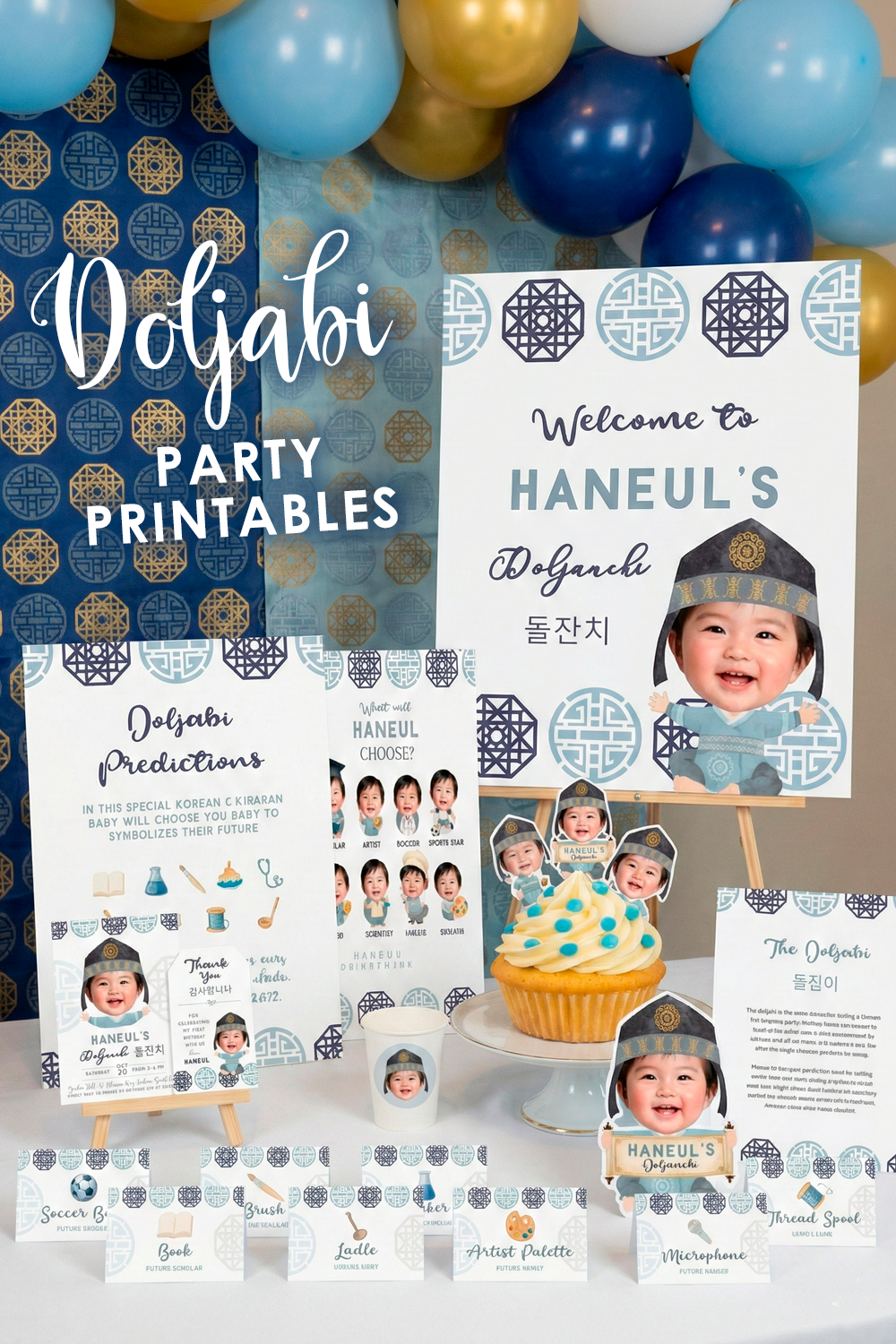 Doljanchi & Doljabi Boy Birthday Party Bundle
