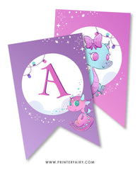 Dragon Birthday Party Banner