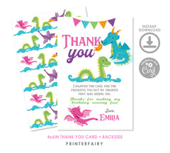 Dragon Thank You Card