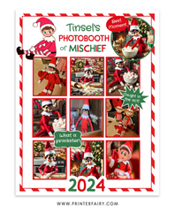 Elf Mischief Photobooth Poster