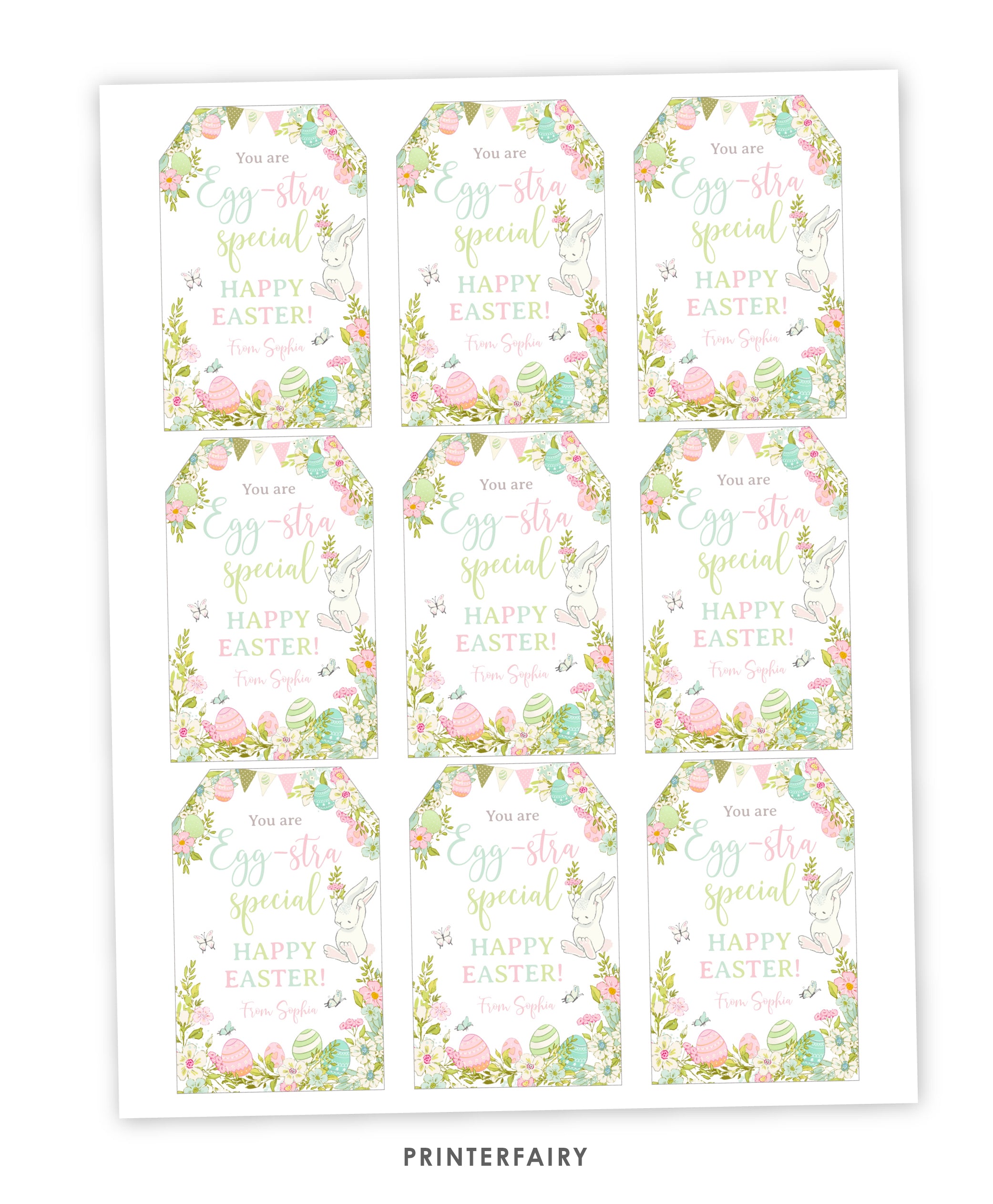 Eggstra Special Gift Tag
