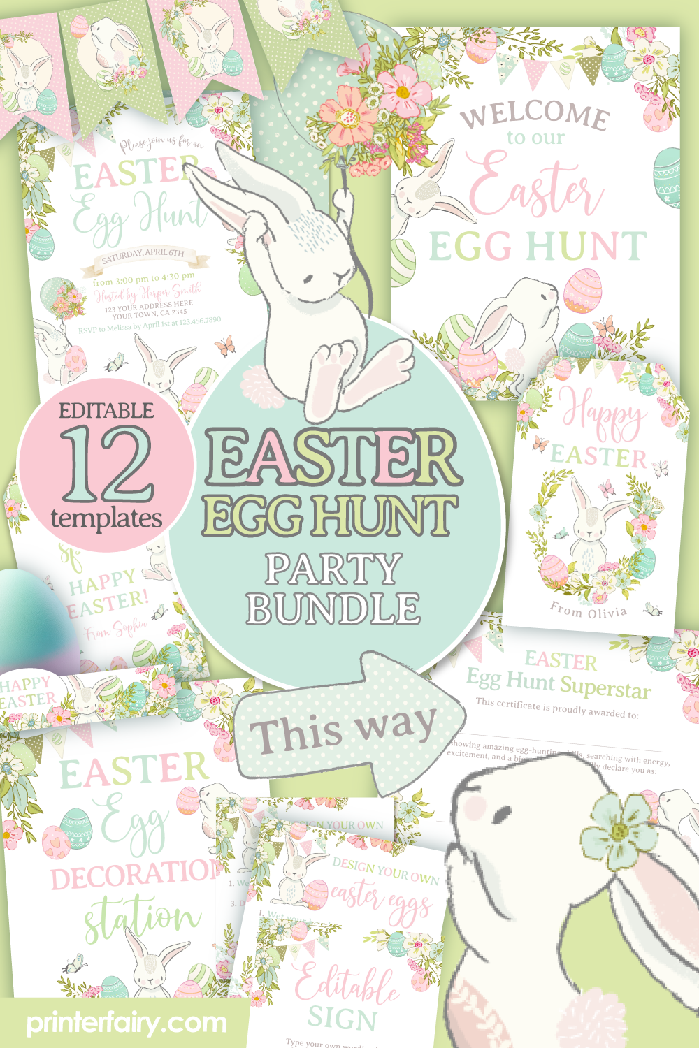 Easter Egg Hunt Printable Bundle