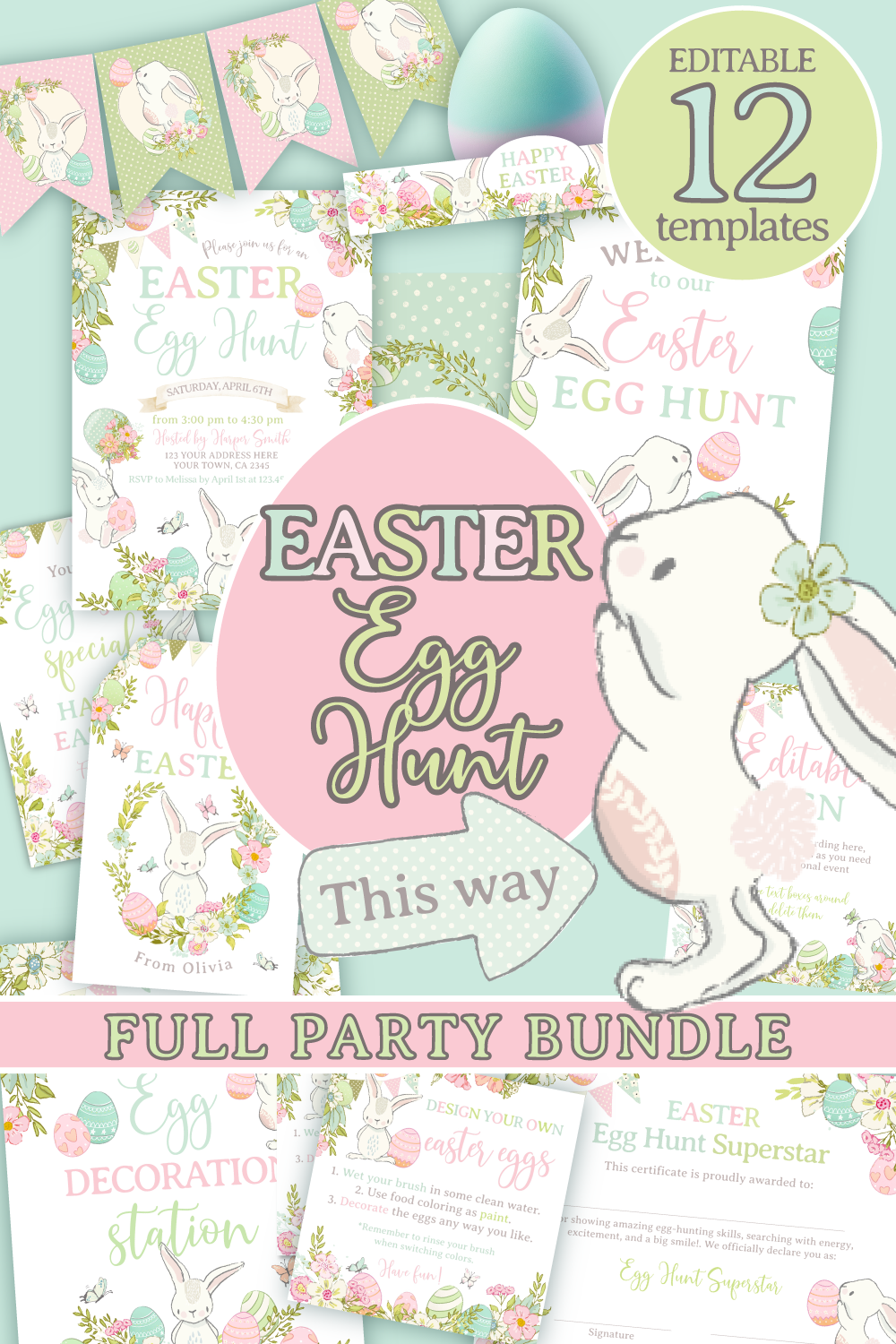 Easter Egg Hunt Printable Bundle