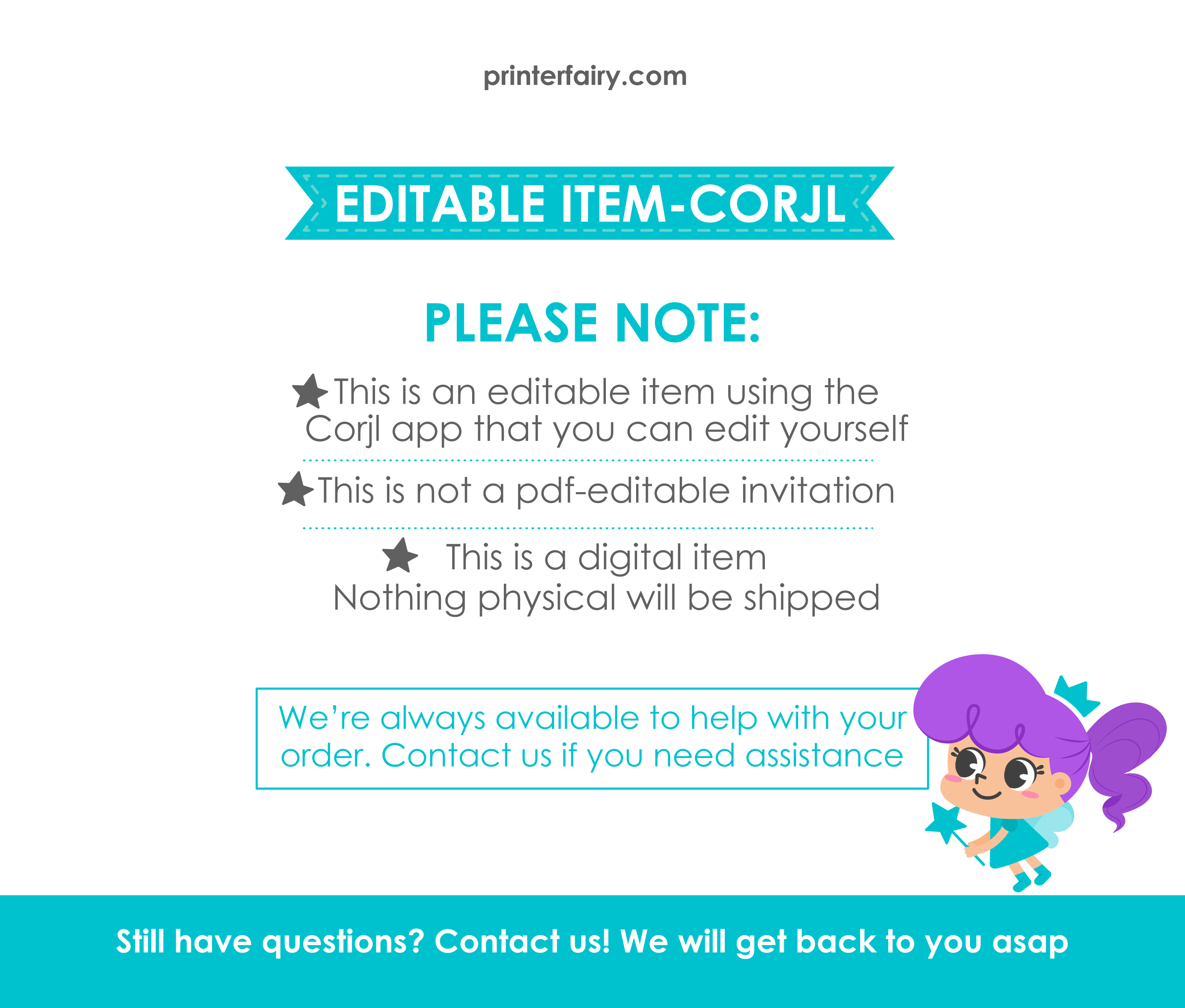 Editable Item - Corjl