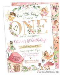 Fairytale First Birthday Invitation