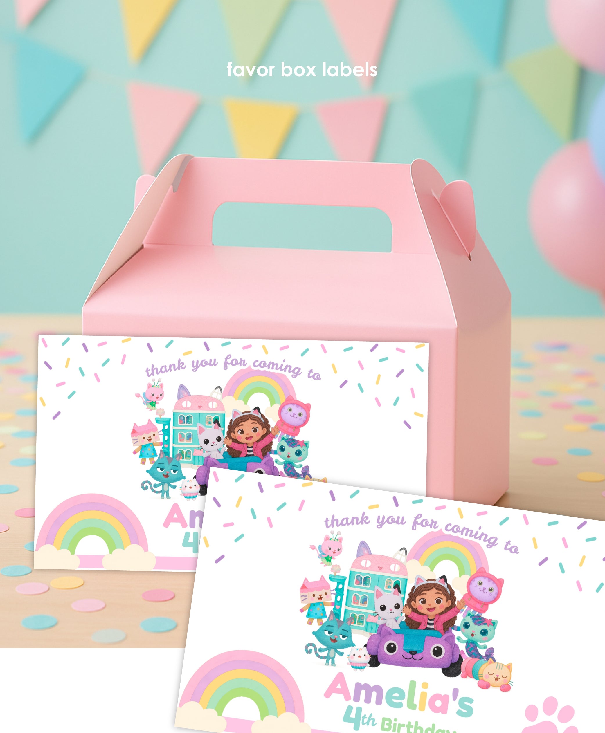 Gabby’s Dollhouse Birthday Party Bundle
