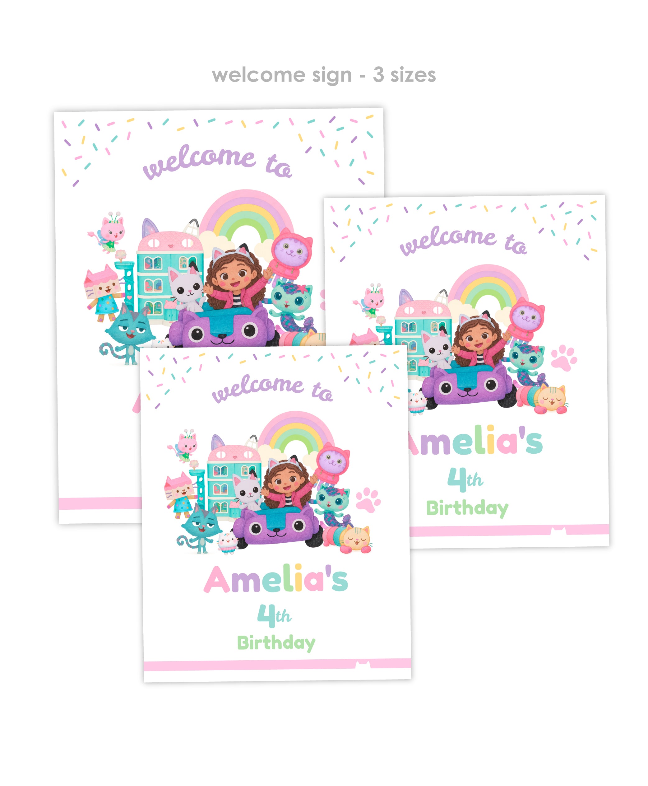 Gabby’s Dollhouse Birthday Party Bundle