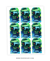 Party Glow Favor Tags