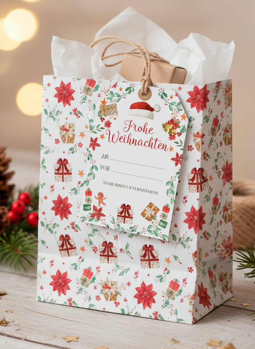 Geschenkanhänger Vorlage