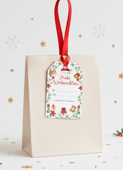 Geschenkanhänger Vorlage
