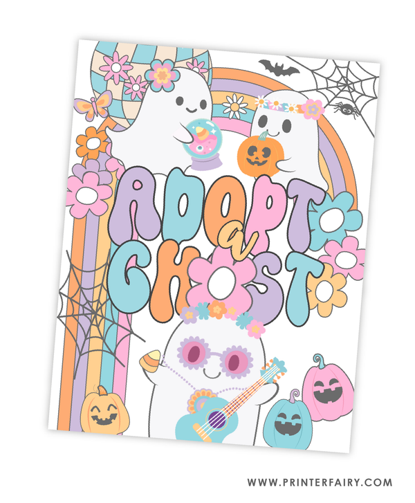 Groovy Ghost Adoption Party Set