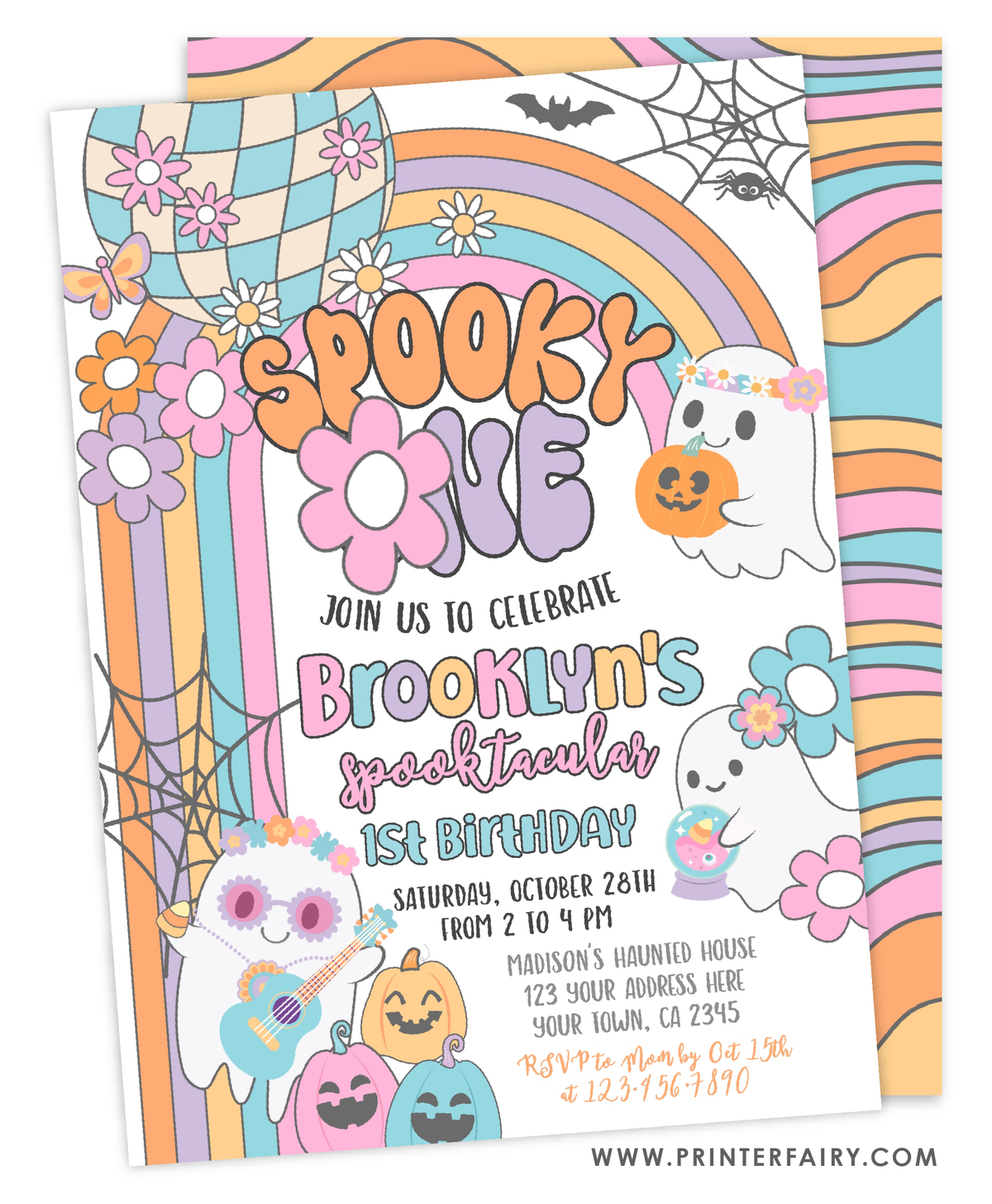 Spooky One Invitation