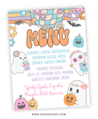 Spooky Vibes Party Menu