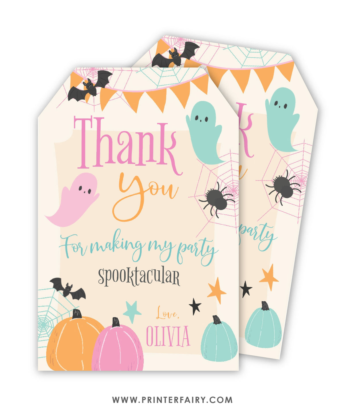 Halloween Party Favor Tags