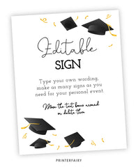 Graduation Party Sign