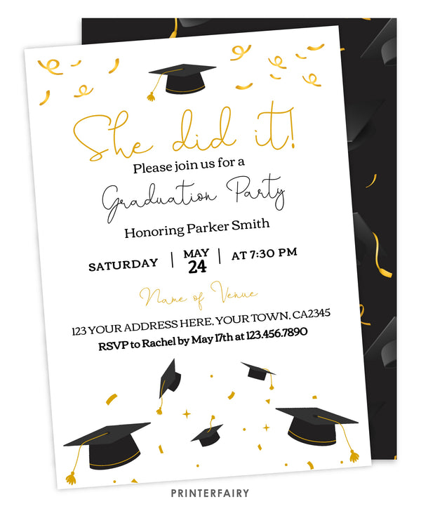 Graduation Party Invitation