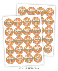 Groovy Birthday Cupcake Toppers