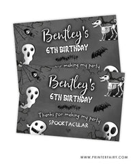 Halloween Gable Box Label